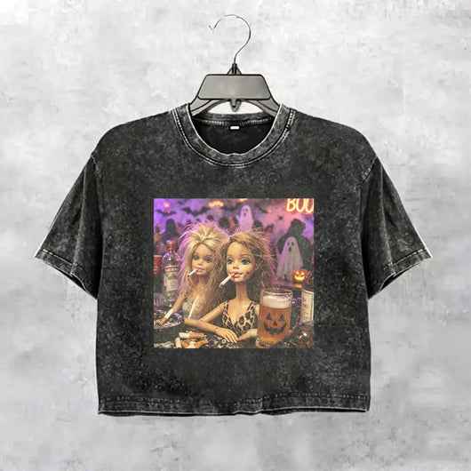 Halloween Wacky Girls Funny Meme Tee