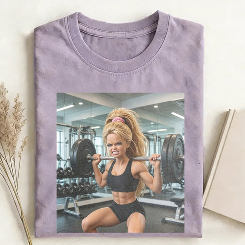 Gym Girl Vibe Funny Meme Graphic Tee