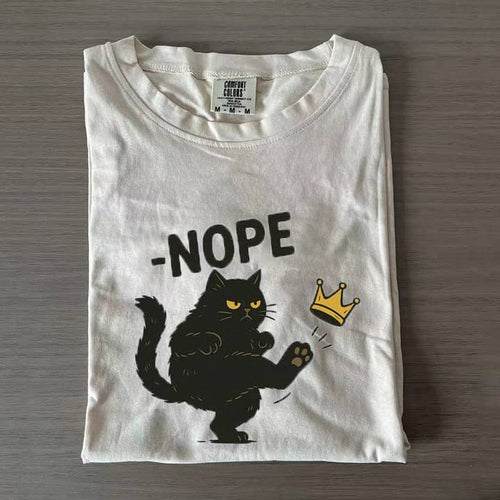 No Kings in America Black Cat TEE