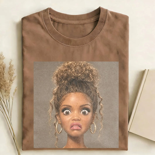 Disgusted Face Girls Funny Meme Tee