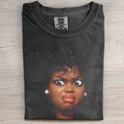 I Dislike Mood Black Skin Girl Funny Meme Graphic Tee