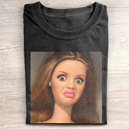 Disgusted Girl Face Funny Meme Tee