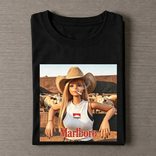 Unhinged Cowgirl Western Funny Tee