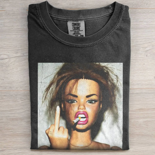 Angry Girl Vibe Funny Meme Graphic Tee
