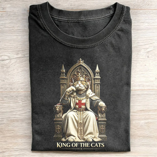WACKY CAT FAITH FUNNY MEME TEE