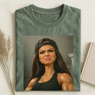 Gym Girl Vibe Funny Meme Graphic Tee