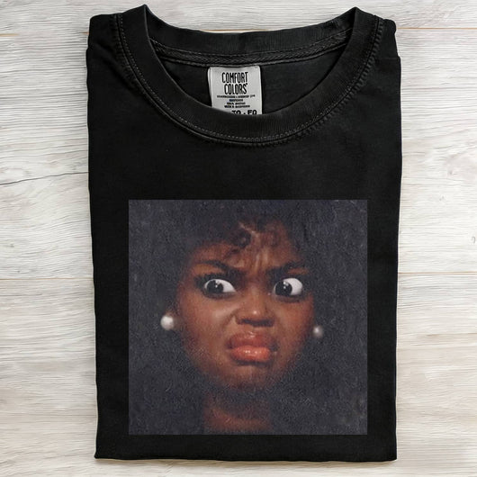 I Dislike Mood Black Skin Girl Funny Meme Graphic Tee