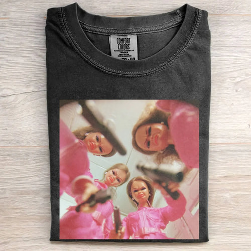 Battle Girl Funny Meme Retro Graphic Tee
