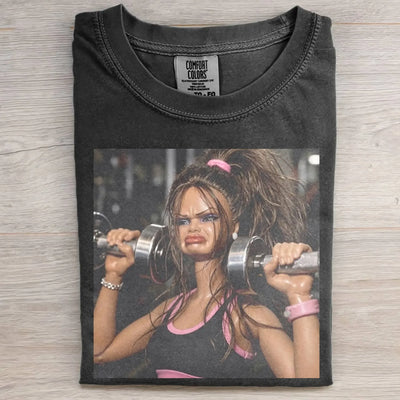 Gym Girl Vibe Funny Meme Graphic Tee
