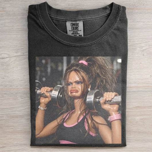 Gym Girl Vibe Funny Meme Graphic Tee