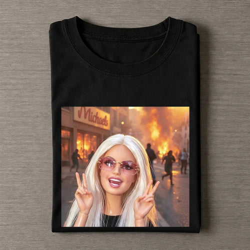 Unhinged Girl Funny Meme Tee