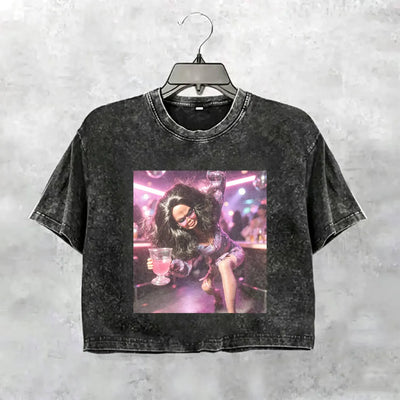 Party Nightlife Feral Girl Funny Meme T-Shirt