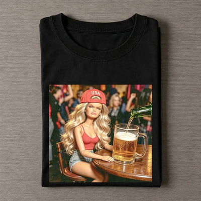 Party Nightlife Feral Girl Funny Meme T-Shirt