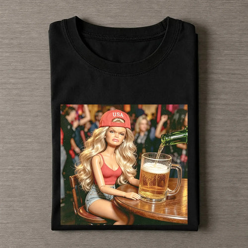 Party Nightlife Feral Girl Funny Meme T-Shirt