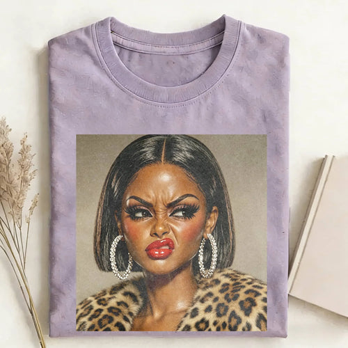 Disgusted Face Girls Funny Meme Tee