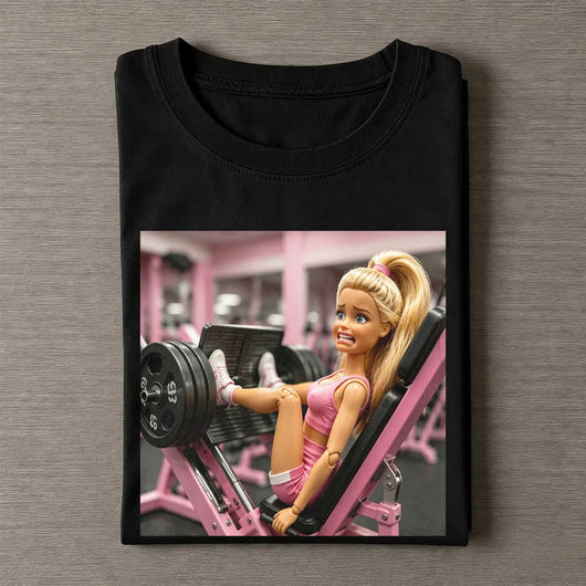 Unhinged Gym Girl Face Funny Meme Tee