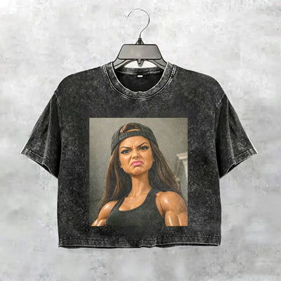 Gym Girl Vibe Funny Meme Graphic Tee