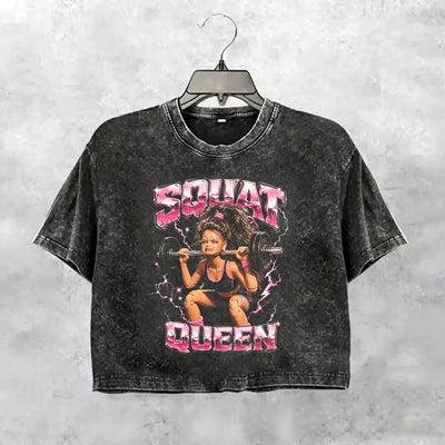 Unhinged Gym Girl Face Funny Meme Tee