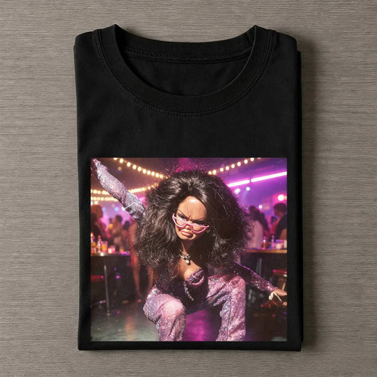 Party Nightlife Feral Girl Funny Meme T-Shirt