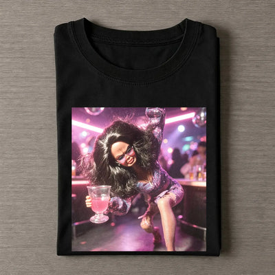 Party Nightlife Feral Girl Funny Meme T-Shirt