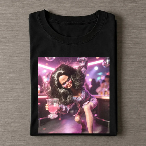 Party Nightlife Feral Girl Funny Meme T-Shirt