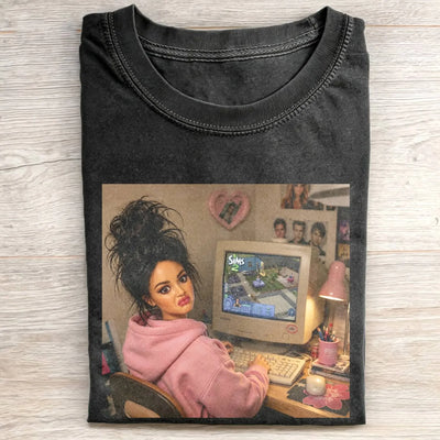 Unhinged Girl Funny Meme Tee