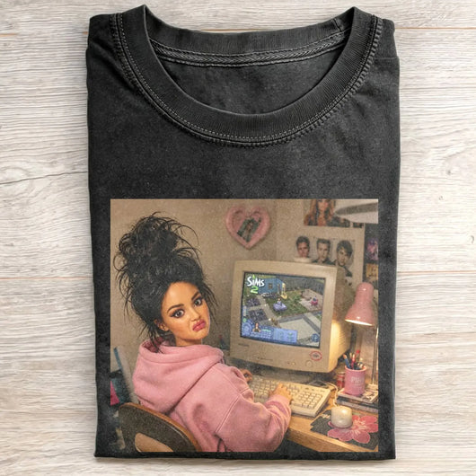 Unhinged Girl Funny Meme Tee