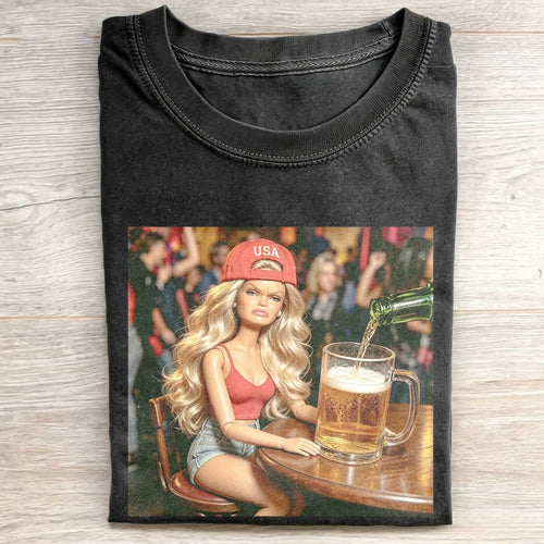 Party Nightlife Feral Girl Funny Meme T-Shirt