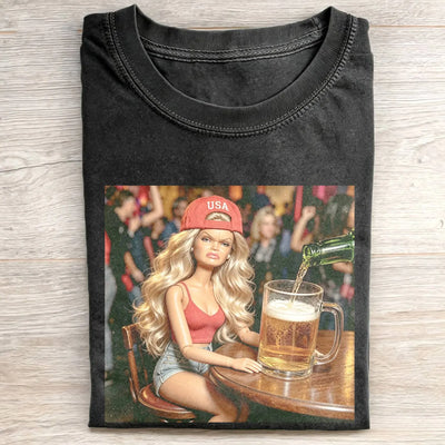Party Nightlife Feral Girl Funny Meme T-Shirt