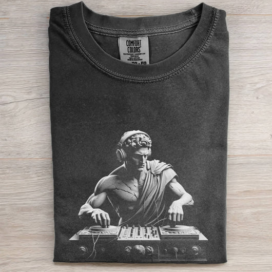 DJ ART RETRO-STYLE GRAPHIC TEE