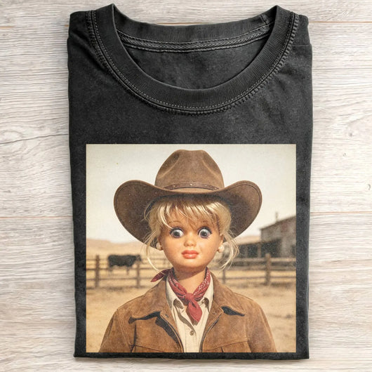 Unhinged Cowgirl Western Funny Tee