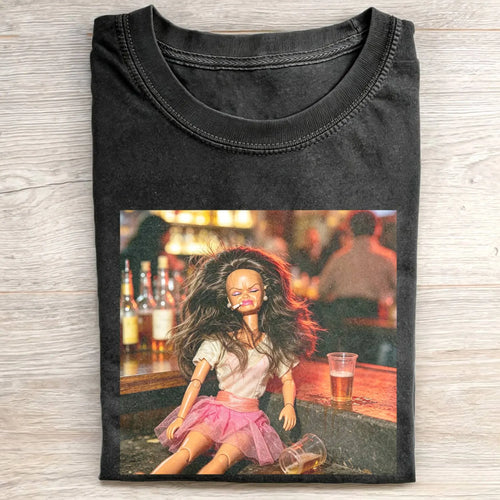 Party Nightlife Feral Girl Funny Meme T-Shirt