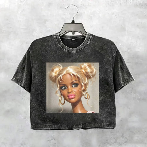 Disgusted Face Black Skin Girl Funny Meme Tee