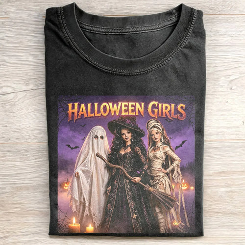 Halloween Wacky Girls Funny Meme Tee