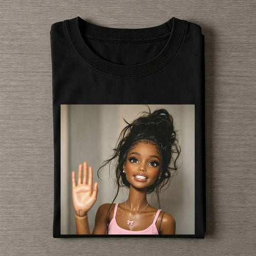 Disgusted Face Black Skin Girl Funny Meme Tee