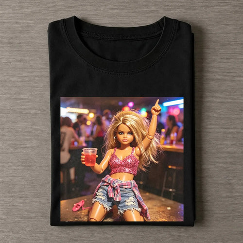Party Nightlife Feral Girl Funny Meme T-Shirt