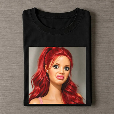Disgusted Face Girl Funny Meme Tee