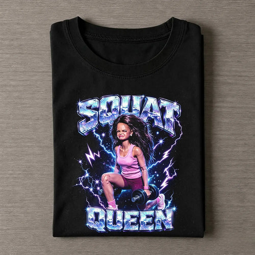 Unhinged Gym Girl Face Funny Meme Tee