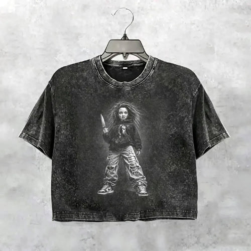 Halloween Wacky Girls Funny Meme Tee
