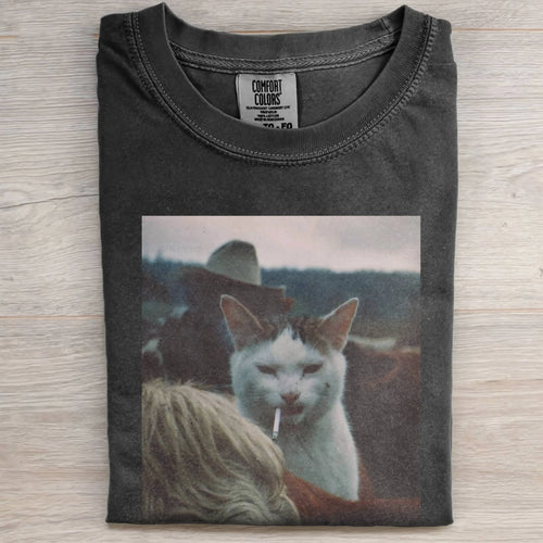 COWBOY CAT TEE