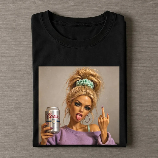 Disgusted Face Girl Funny Meme Tee