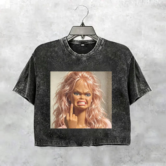 Disgusted Face Girl Funny Meme Tee