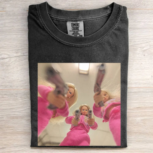Battle Girl Funny Meme Retro Graphic Tee