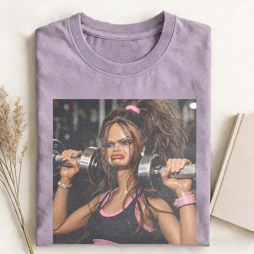 Gym Girl Vibe Funny Meme Graphic Tee