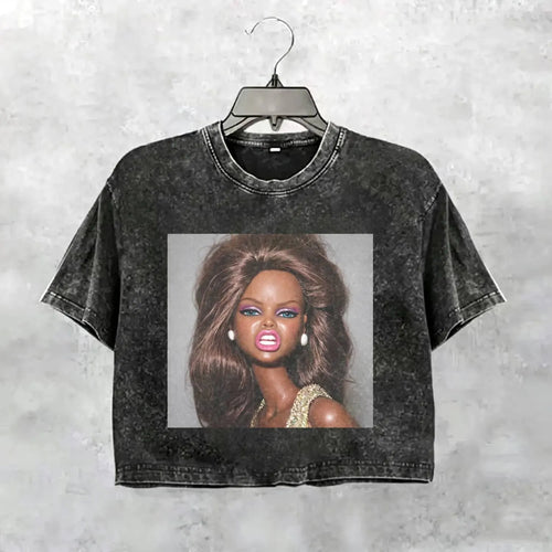 Disgusted Face Black Skin Girl Funny Meme Tee