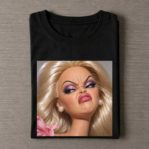 Disgusted Face Girls Funny Meme Tee