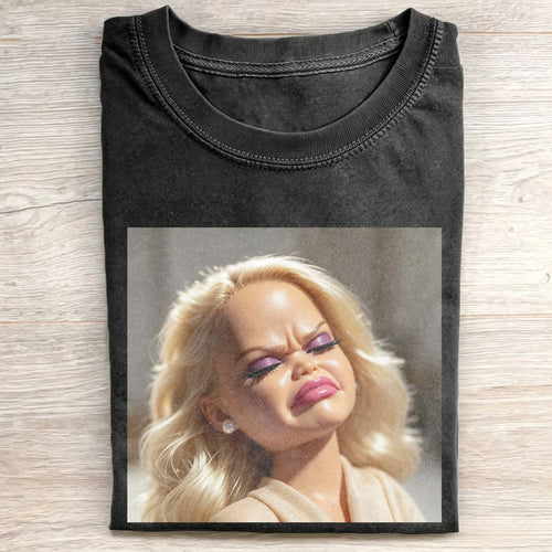 Unhinged Girl Funny Meme Tee