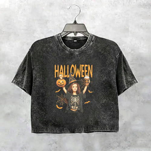 Halloween Wacky Girls Funny Meme Tee