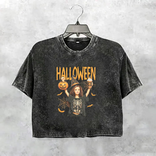Halloween Wacky Girls Funny Meme Tee