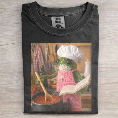 KNITTEDFROG FROGANDTOAD FUNNY DAILY TEE